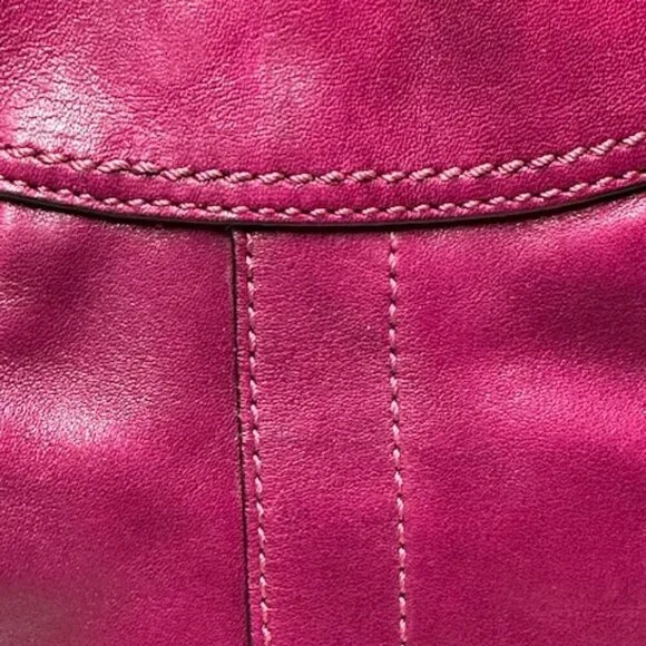 Coach Ergo Pleated Leather 12248 Kisslock Hobo/Shoulder Bag EUC! - Picture 11 of 16